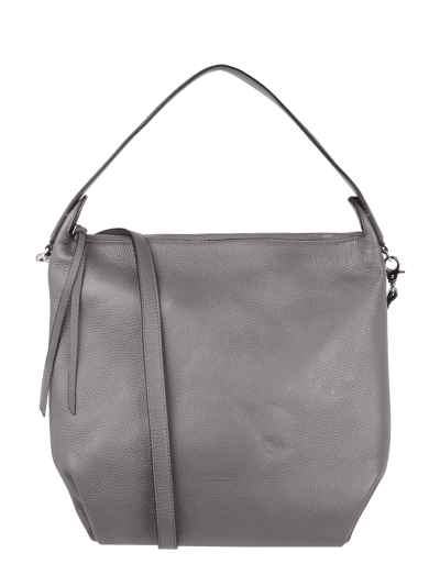 Coccinelle Hobo Bag aus Leder Dunkelgrau 2