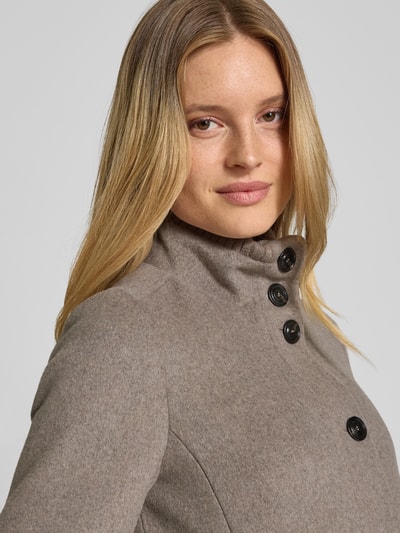 s.Oliver RED LABEL Slim fit jack met wol Taupe gemêleerd - 3