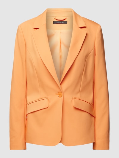 comma Blazer met knoopsluiting Oranje - 2