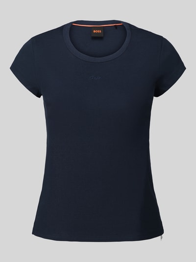 BOSS Orange Regular Fit T-Shirt Marine 2