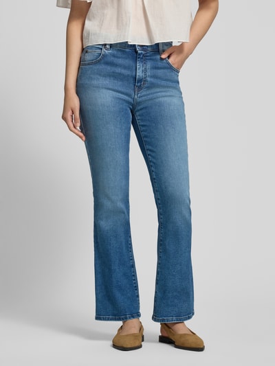 Weekend Max Mara Slim Fit Jeans aus Baumwoll-Mix Modell 'RAPALLO' Jeansblau 4