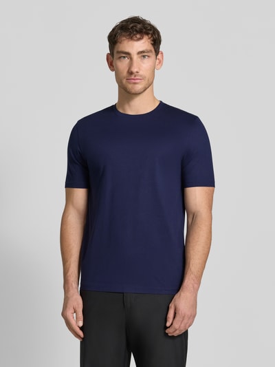 HUGO Slim Fit T-Shirt aus reiner Baumwolle Modell 'DIMERSTEE' Marine 4