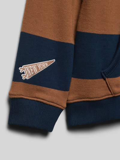 Tommy Hilfiger Teens Regular fit hoodie van katoenmix Cognac - 2