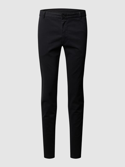 Tiger Of Sweden Slim fit chino met stretch, model 'Transit' Zwart - 2