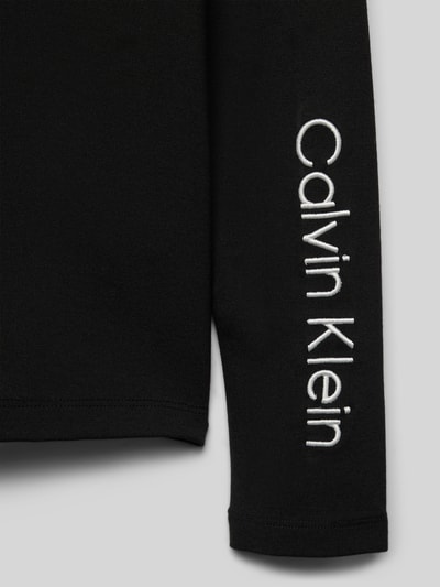 Calvin Klein Jeans Sweatshirt mit Label-Stitching Black 2