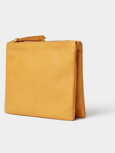 Closed Crossbody Bag mit Logo-Detail Senfgelb 3