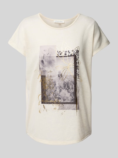 Christian Berg Woman T-Shirt mit Motiv-Print Offwhite 2