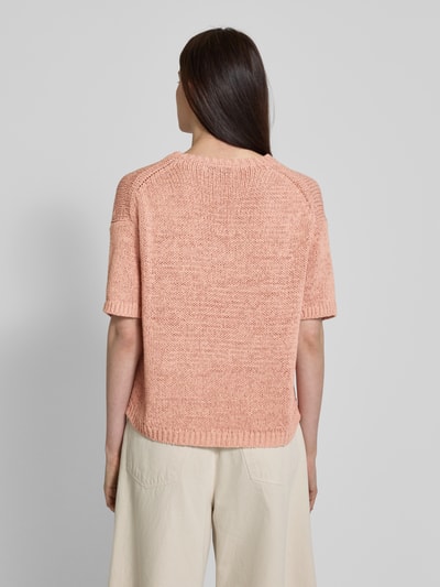Marc O'Polo Loose Fit Strickpullover mit kurzem Arm Altrosa 5