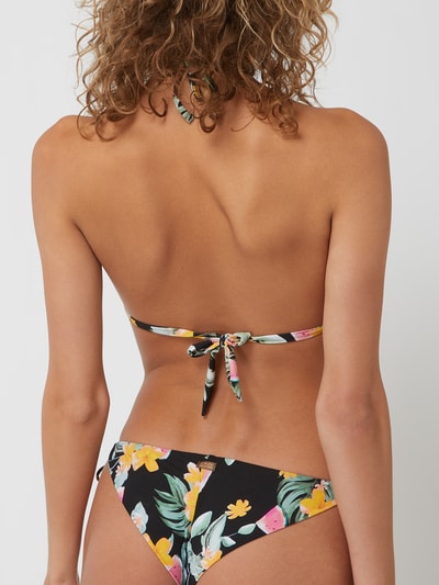 Banana Moon Bikinitop met all-over motief, model 'Rico Wailani' Zwart - 5