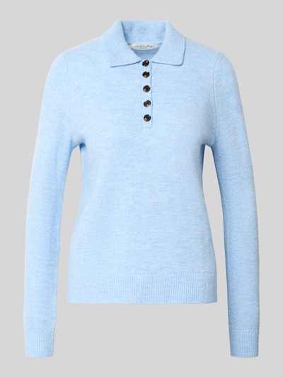 Christian Berg Woman Regular Fit Strickpullover mit Woll-Anteil Hellblau 2