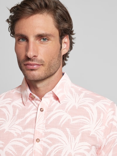 Tom Tailor Freizeithemd mit floralem Muster Hellrosa 3