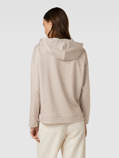 JOOP! Hoodie mit Allover-Muster und Label-Stitching Beige 5