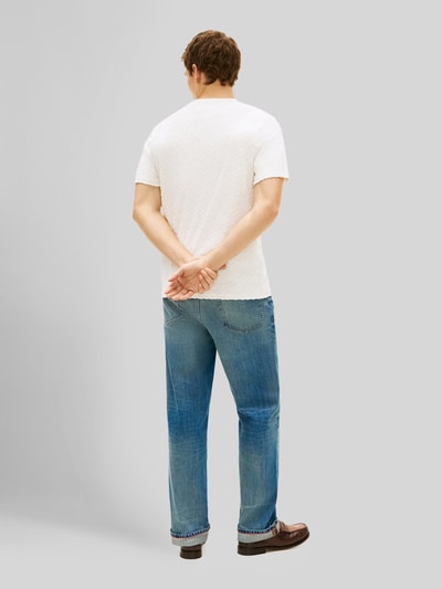 Tommy Hilfiger Regular Fit T-Shirts aus reiner Baumwolle Offwhite 5