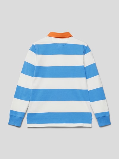 Polo Ralph Lauren Kids Poloshirt in design met lange mouwen en streepmotief Offwhite - 3