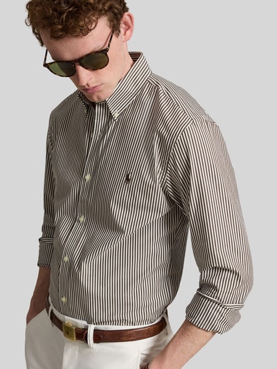 Polo Ralph Lauren Slim Fit Freizeithemd aus Baumwoll-Mix Beige 3