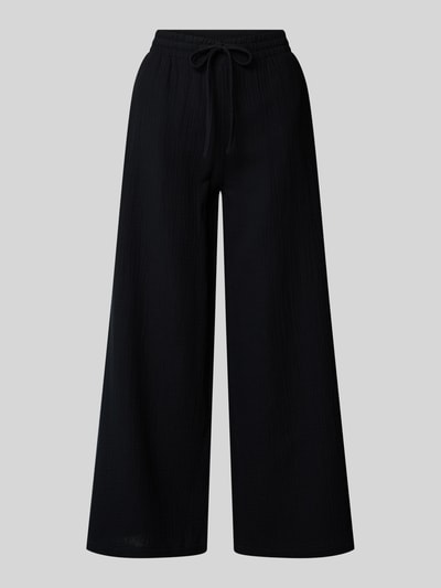 Christian Berg Woman Wide Leg Stoffhose in verkürzter Passform Black 2
