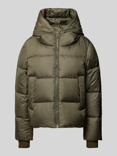 Marc O'Polo Regular Fit Puffer-Daunenjacke mit weichem Fleecefutter Khaki 2