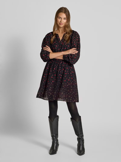 MSCH Copenhagen Mini-jurk van een mix van viscose en elastaan, model 'Nancy' Zwart - 1