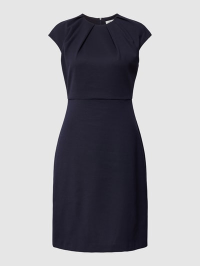 s.Oliver BLACK LABEL Knielanges Kleid mit Kappärmeln Marine 2