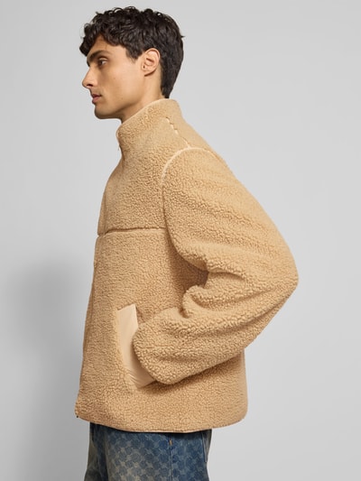 MAISON KITSUNÉ Jacke aus Teddyfell Beige 3