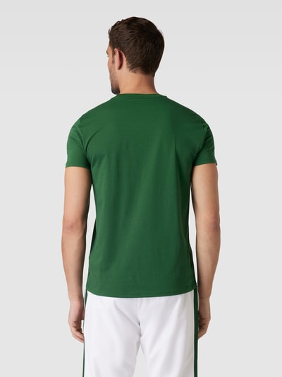 Lacoste T-shirt in effen design, model 'Supima' Groen - 5