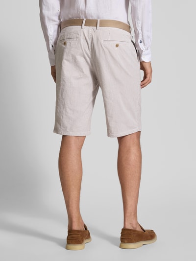 Christian Berg Men Bermudy z paskiem Beżowy 5
