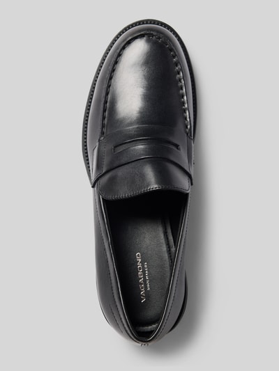 Produktfoto, schwarzer Loafer aus echtem Rindsleder Modell 'KENOVA' von Vagabond, glatte Oberfläche, Damen Loafer von Vagabond