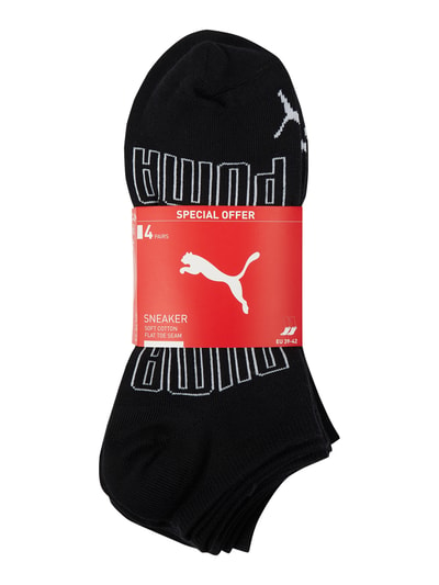 Puma Sneakersocken im 4er-Pack Black 2