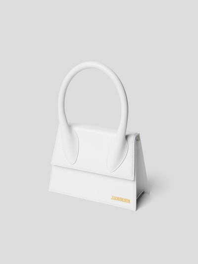 Jacquemus Handtasche mit Brand-Schriftzug Weiß 2