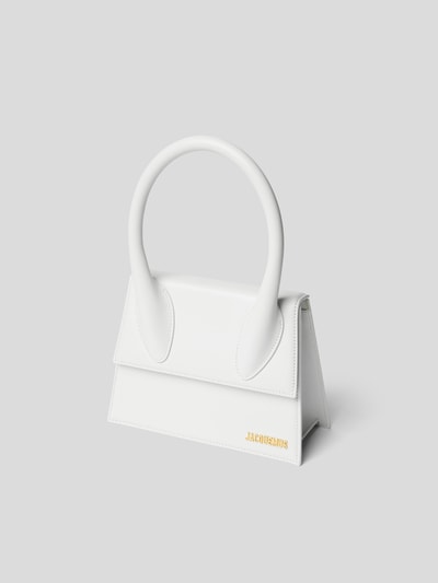 Jacquemus Handtasche mit Brand-Schriftzug Weiss 2