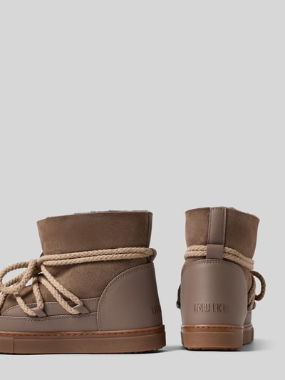 INUIKII Snowboots met labelstitching, model 'CLASSIC' Taupe - 2