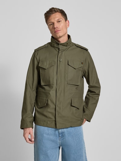 Alpha Industries Jack met opstaande kraag, model 'M-65' Olijfgroen - 4