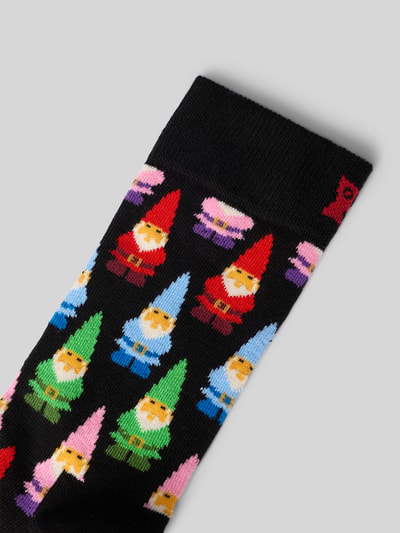 Happy Socks Socken Modell 'Little Santa' Black 2