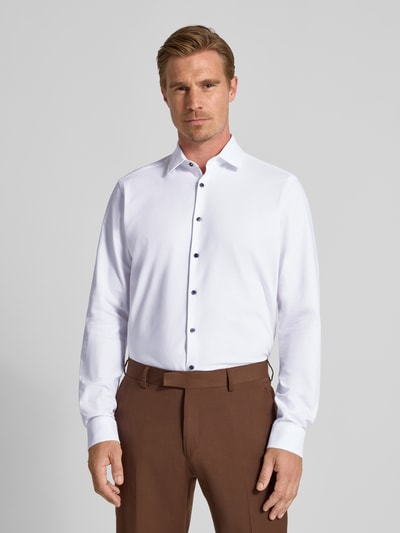 Jake*s Regular Fit Business-Hemd mit Kentkragen Weiss 4