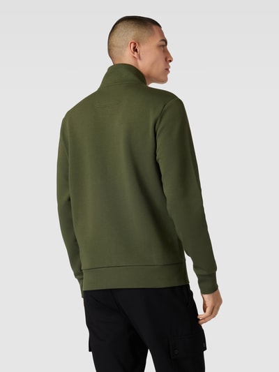 BOSS Green Sweatjacke mit Eingrifftaschen Modell 'Skaz' Oliv 5