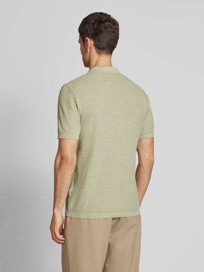 Casual Friday Poloshirt mit kurzem Reißverschluss Modell 'JOE' Mint 5