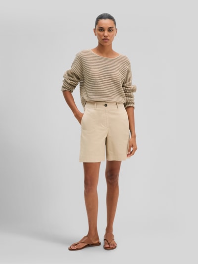 Marc O'Polo Regular Fit Chinoshorts aus Baumwoll-Mix Sand 1