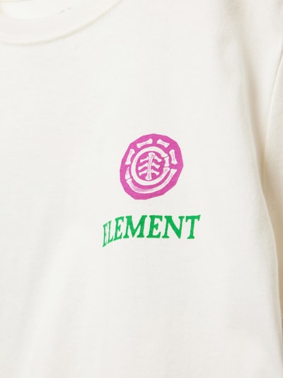 Element T-shirt z okrągłym dekoltem model ‘FOSSIBLE’ Złamany biały 2