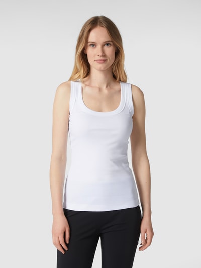 Marc Cain Tanktop in fijnriblook Wit - 4