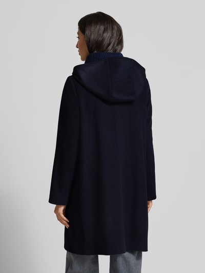 ICONS Cinzia Rocca Wollen jas met kasjmier Marineblauw - 5