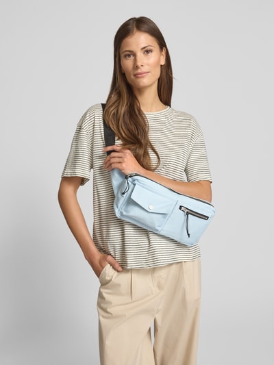 MADS NØRGAARD Bauchtasche mit verstellbarem Riemen Hellblau 1