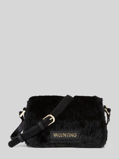 Valentino Bags Schoudertas van polyester met imitatiebontlook model 'ICELAND' Zwart - 1