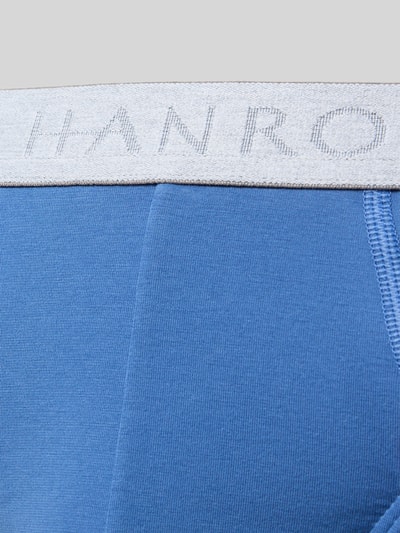 Hanro Slip met elastische band met logo in een set van 2 stuks Marineblauw - 2