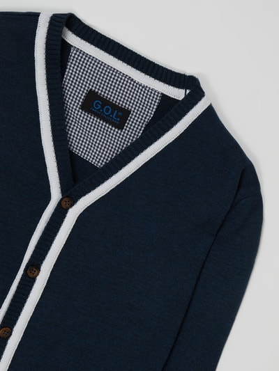 G.O.L. Cardigan mit Rundhalsausschnitt   Hellblau 2