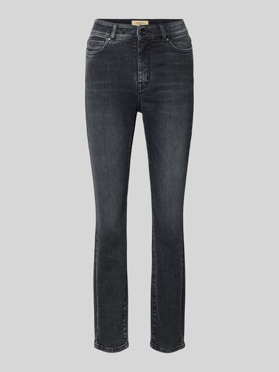 Produktfoto, Skinny Fit Jeans aus katoenmix model 'SAUNA' van Weekend Max Mara, look: effen, 5-pocketmodel, denimtextuur, mid rise.