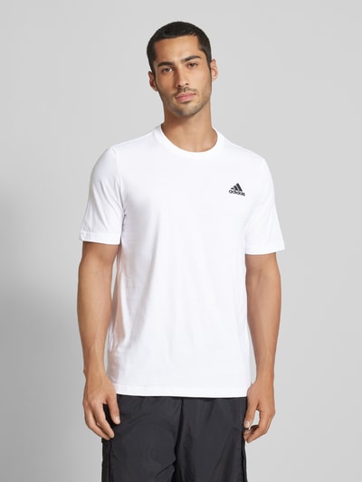 ADIDAS SPORTSWEAR T-shirt met labelstitching Wit - 4