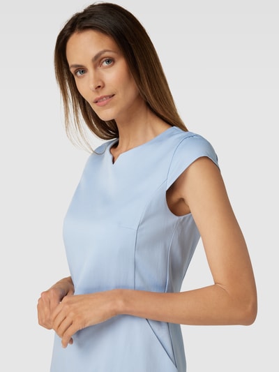 More More Etuikleid Mit Strukturmuster hellblau Online Kaufen