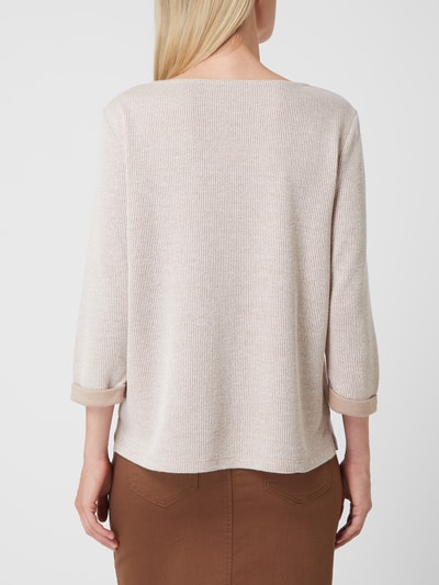 Tom Tailor Pullover mit 7/8-Ärmeln Beige 5