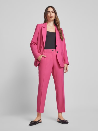 Marc Cain Slim Fit Anzughose mit Bügelfalten Pink 1