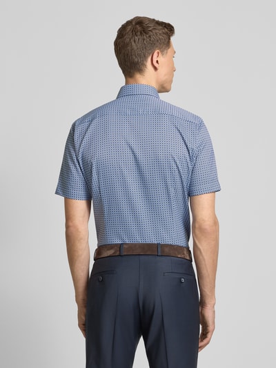 Jake*s Slim Fit Business-Hemd mit 1/2-Arm Bleu 5